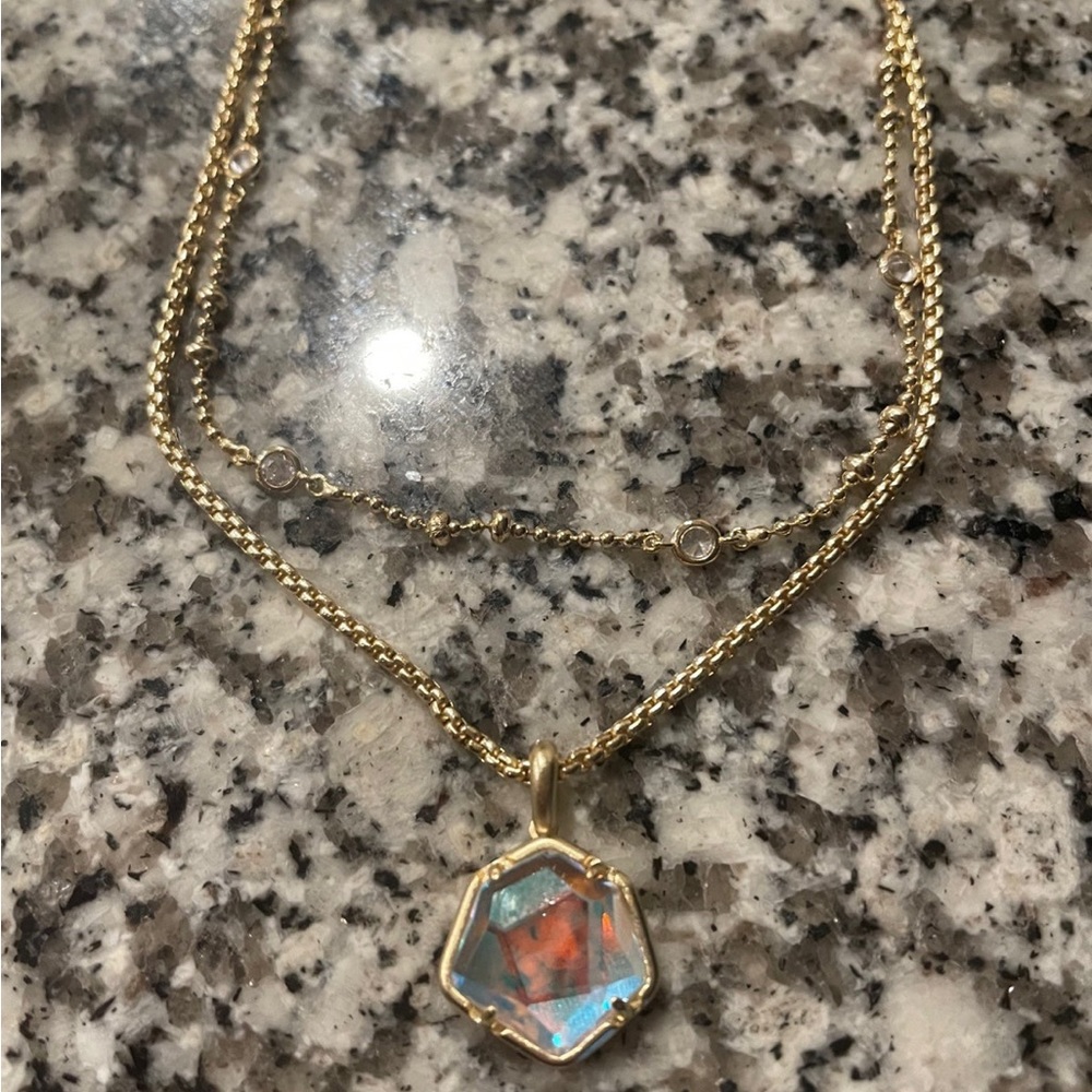 Kendra Scott Vanessa double strand necklace